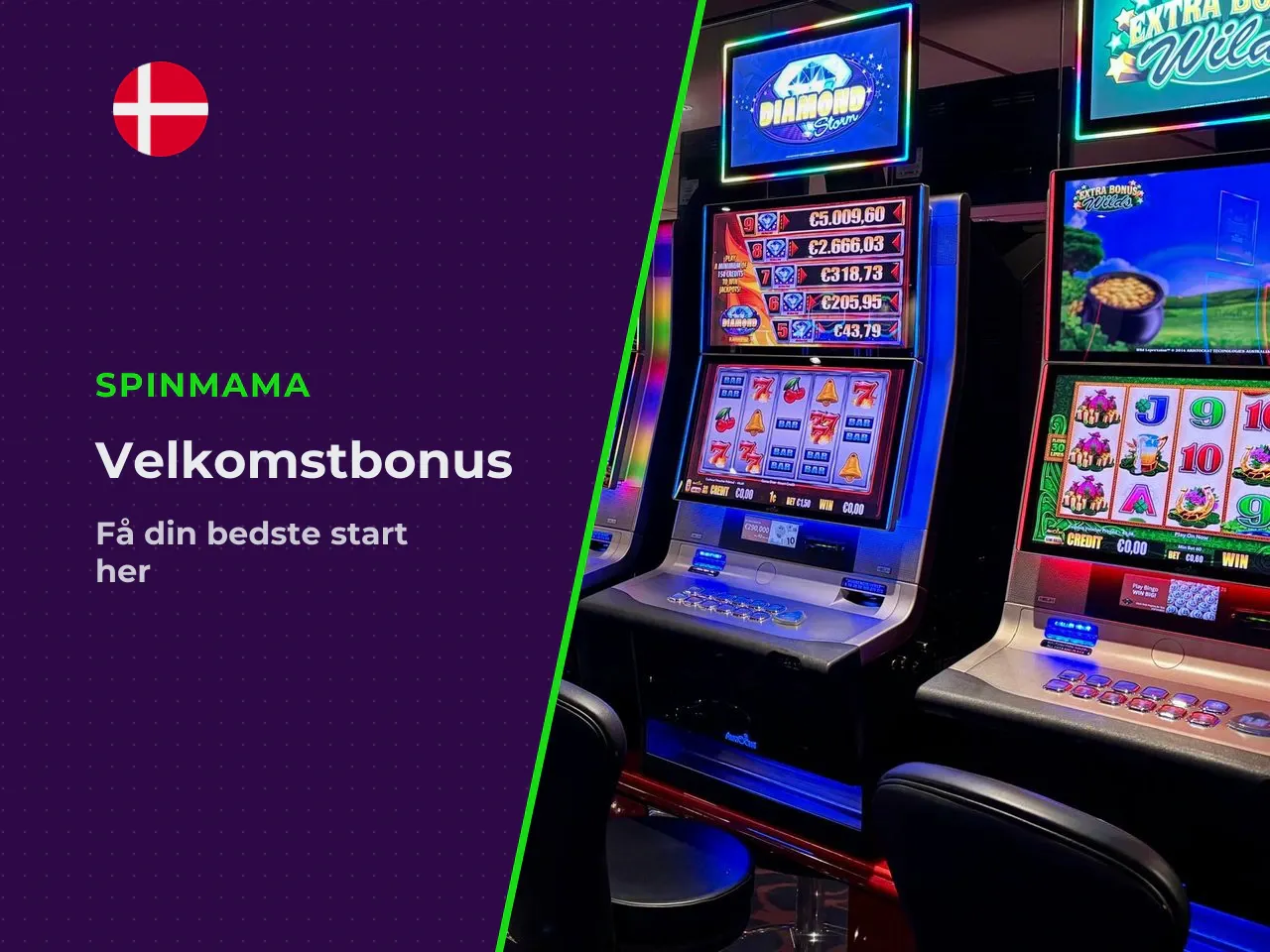 Velkomstbonus og bonusvilkår. En typisk casino-velkomstbonus