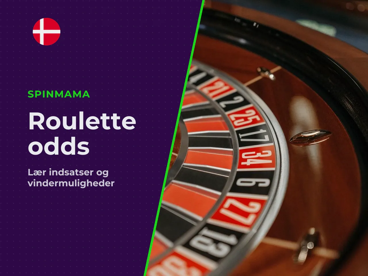 Indsatstyper, odds og udbetalinger i roulette