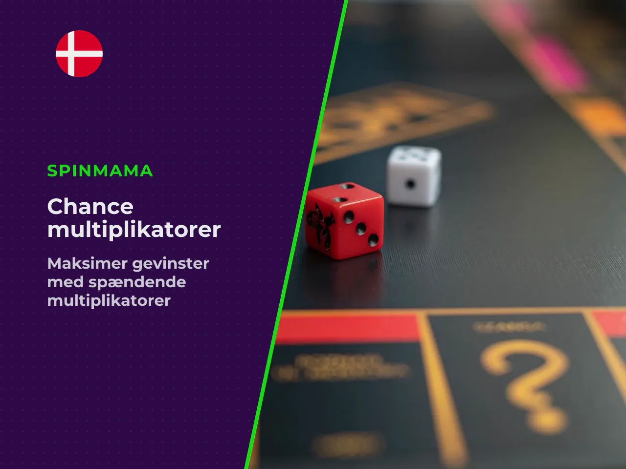 Chance-multiplikatorer Standard, Line og Global. Mr