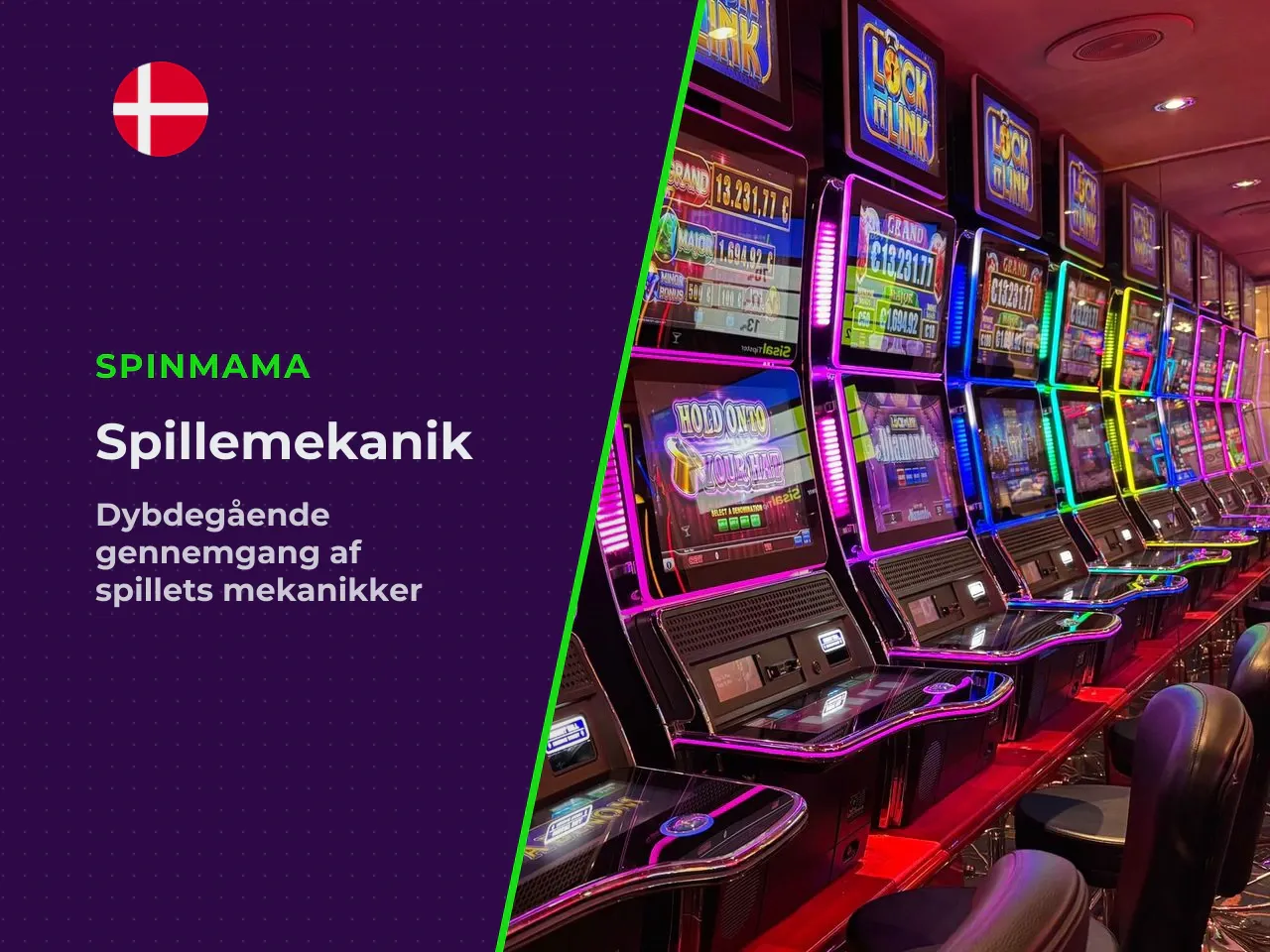 Gitter, udbetalinger og spillefeltets format. Spillefeltet