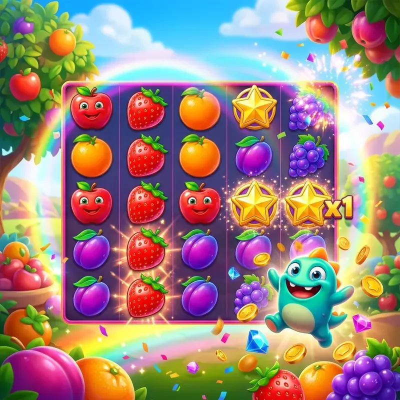 Fruit Party spilleautomat demo, bonus og