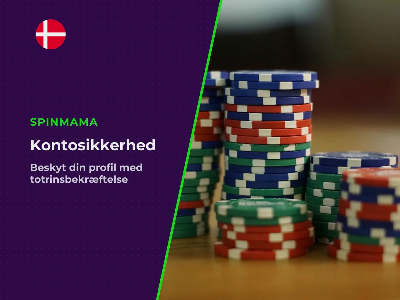 Beskyt din konto med Spinmama 2FA