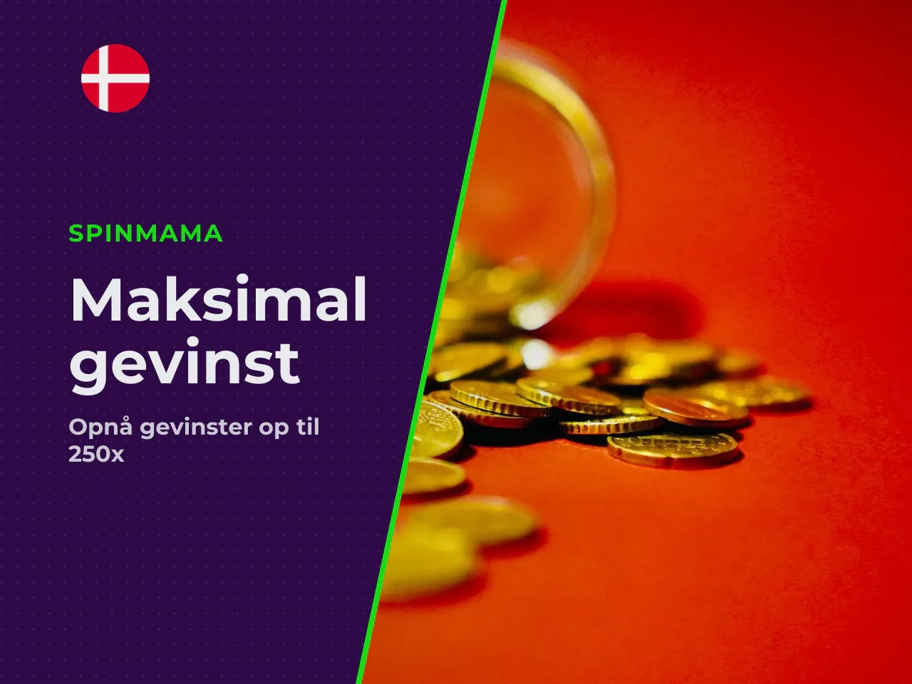 Max multiplier og potentielle gevinster. Den