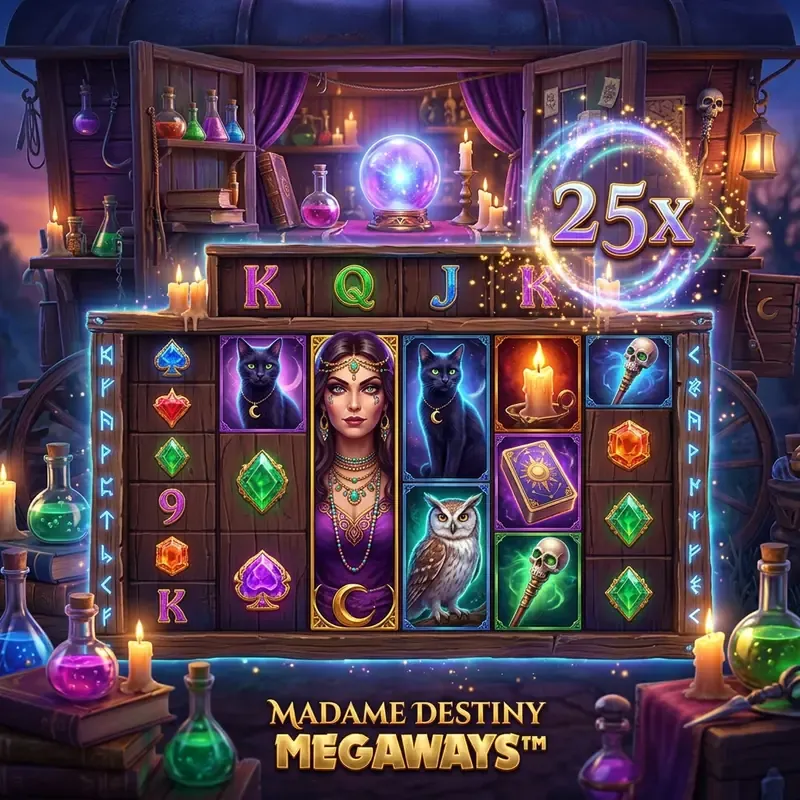 Madame Destiny Megaways slot demo, bonus